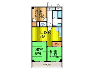 ファミール池上の物件間取画像